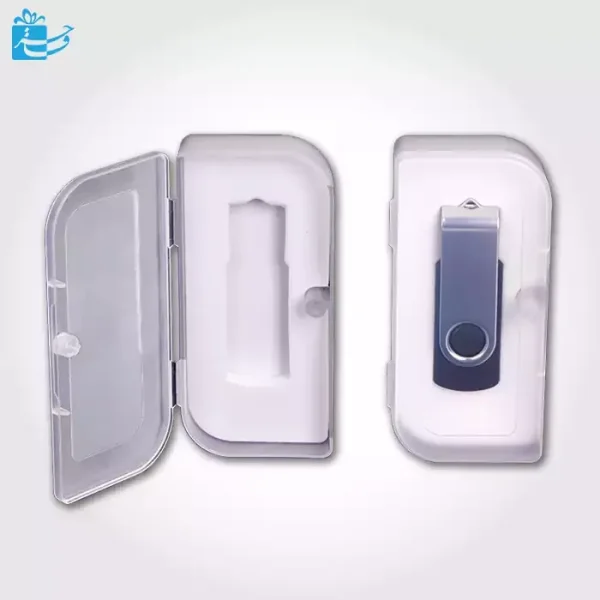 جعبه فلش مموری پلاستیکی درب دار