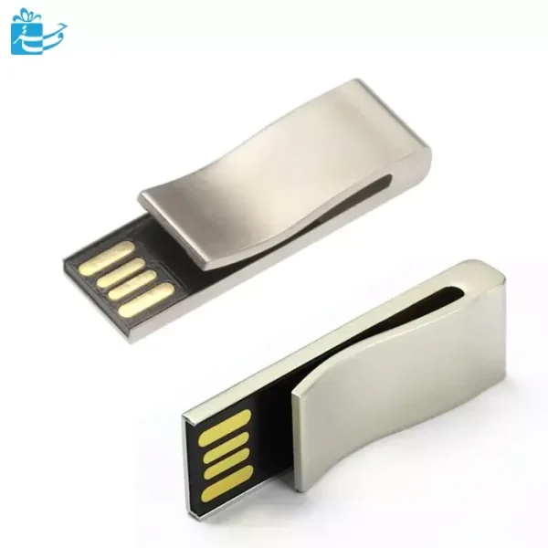 فلش مموری تبلیغاتی کلیپسی استیل (USB-2 و USB-3)