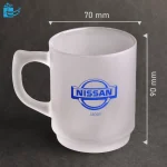 لیوان تبلیغاتی یخی دسته دار مدل نیسان