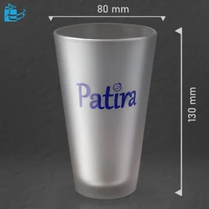 لیوان تبلیغاتی یخی مخروطی بلند(بدون دسته)