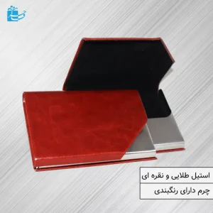 جاکارتی درب مگنتی استیل با روکش چرم مدل دیورا