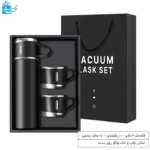 فلاسک وکیوم ۳ لیوانه همراه جعبه کادویی