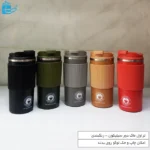 تراول ماگ دور سیلیکون مناسب سفر، محل کار و استفاده روزانه