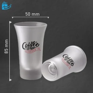 شات شیشه ای باریک بدنه یخی کوچک