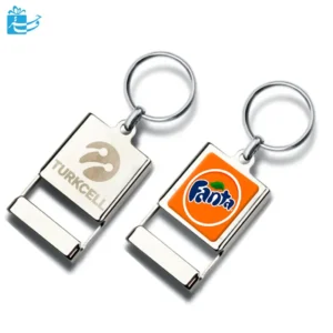 Metal promotional keychain (door opener)