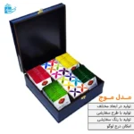 جعبه لوکس چوبی برای پذیرایی با طرح موج