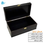 جعبه نفیس چوبی برای تی‌بگ و دمنوش با طرح تارا