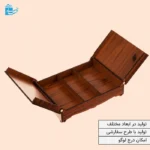 جعبه چوبی دو درب – مناسب پذیرایی