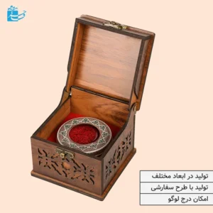 جعبه چوبی قفل‌دار – مناسب هدیه