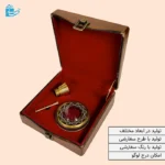 جعبه چوبی آنتیک قفل دار کلاسیک