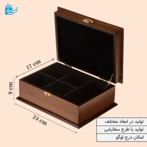 جعبه چوبی فانتزی شیک طرح روبیک – کد BT051