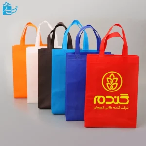ساک پارچه ای 90 گرم 3 طرف کاست سایز کوچک و بزرگ