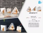 Concrete desktop office set
