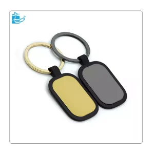 جاکلیدی فلزی تبلیغاتی مستطیل گوشه گردB19