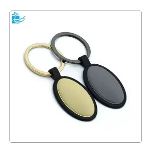 جاکلیدی تبلیغاتی مشکی بیضی شکل مدل B-15