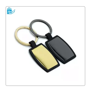 جاکلیدی تبلیغاتی درجه یک فلز زاماک با پلاک استیل براق B-13