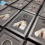 تولبد انواع جاکلیدی تبلیغاتی اختصاصی با جعبه مقوایی مشکی