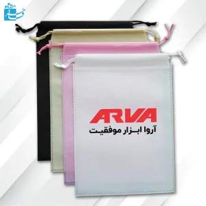 کیسه بند دار پارچه نانوون جمع شو سایز 30×20