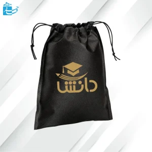 پاکت پارچه ای سر جمع کن بند کوتاه سایز کوچک