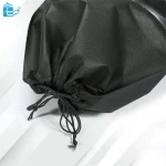تولید عمده پاکت پارچه ای سر جمع کن بند کوتاه مشکی