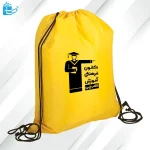 کیسه پارچه ای کوله ای بند دار بزرگ پارچه اسپان باند رنگی