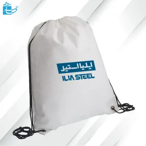 کیسه پارچه ای بند دار کوله ای با چاپ سفارشی