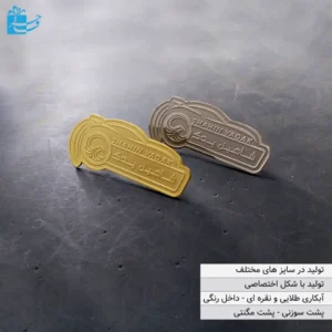 Silver-gold breastplate with professional cutting