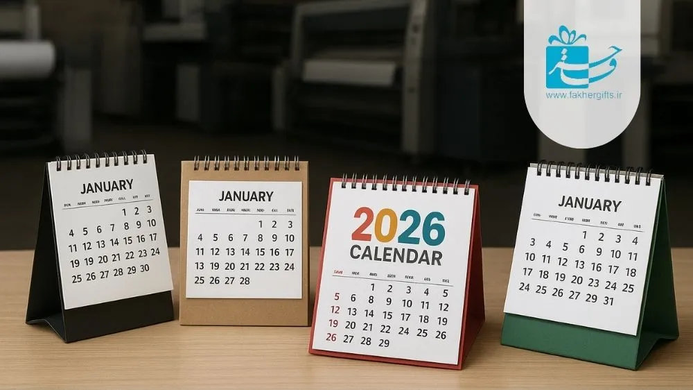 بهترین زمان سفارش تقویم رومیزی تبلیغاتی