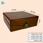 جعبه چوبی آنتیک قفل دار کلاسیک