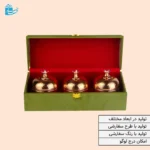 جعبه مستطیل چرمی قفل دار