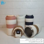 "ماگ دیجیتال مسافرتی با بدنه سیلیکونی و طراحی ارگونومیک