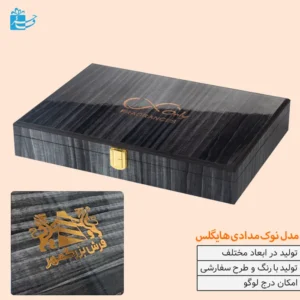 باکس چوبی مدل طوسی هایگلس